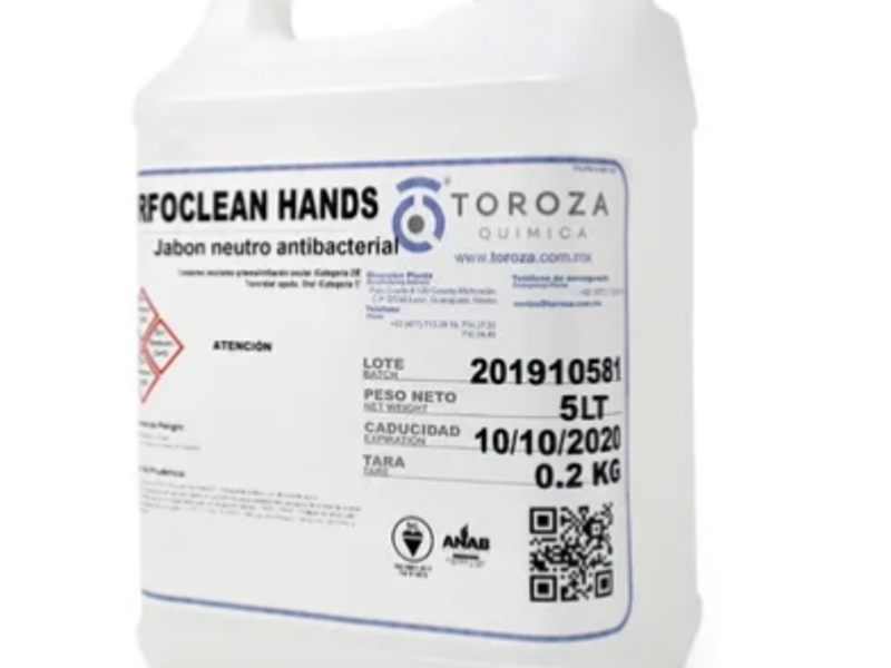 Jabón Antibacterial con Certificación NSF
