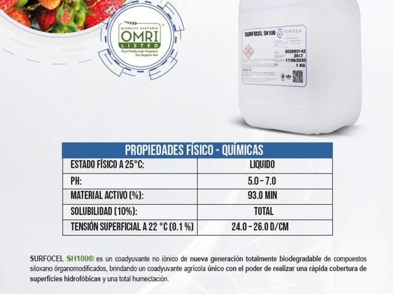 Coadyulante Organico con Certificación OMRI