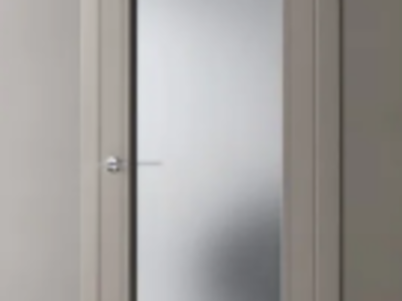 Puertas con vidrio esmerilado