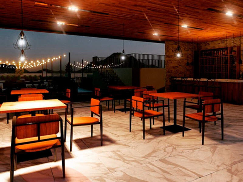 DISEÑO TERRAZA BAR CHIHUAHUA