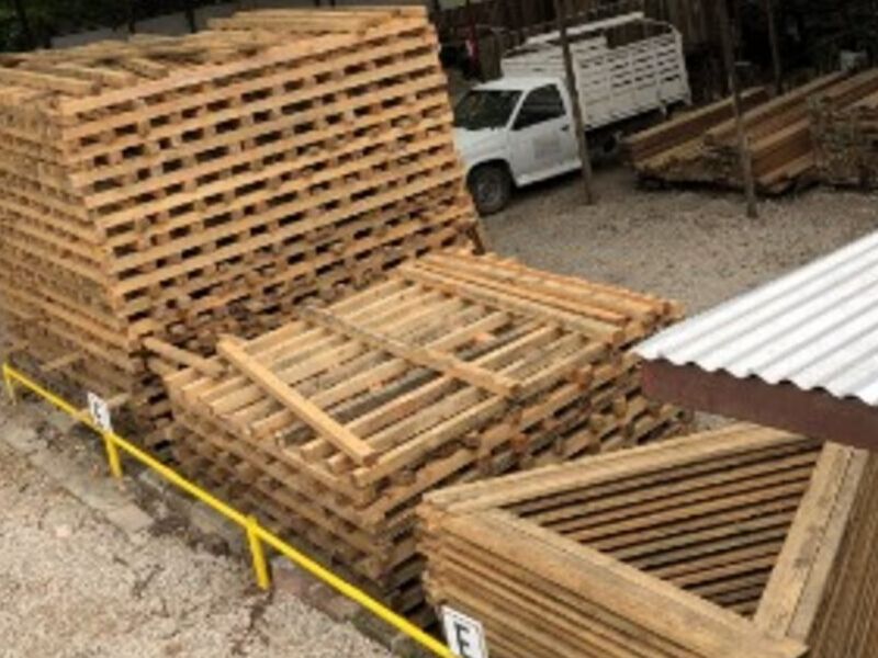 Vigas de madera en Tuxtla
