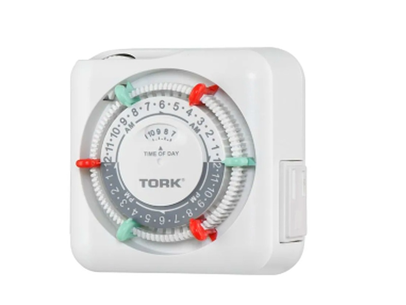 Interruptor Horario Mecánico de 24 horas para uso interior marca TORK MEXICO