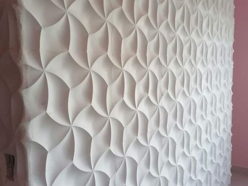 panel 3d petalos
