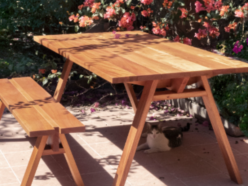 Mesa de madera para exterior Zapopan Jalisco