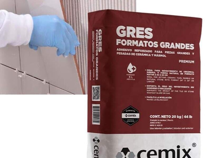 Adhesivo GRES FORMATOS GRANDES