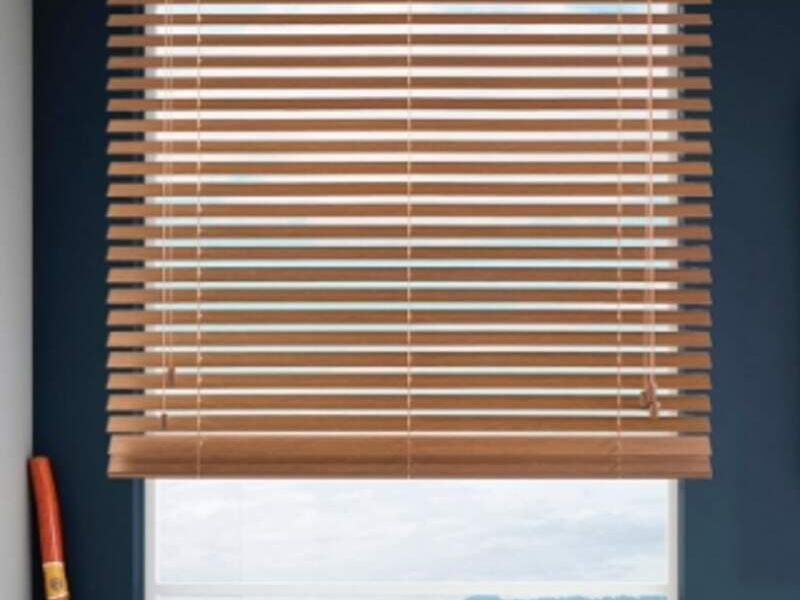 Persianas semi madera