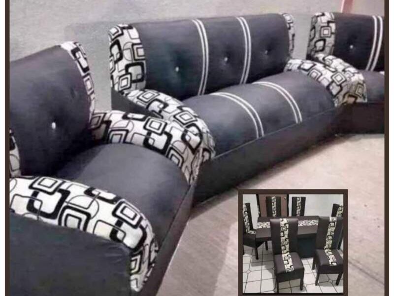 Juego de sala bicolor