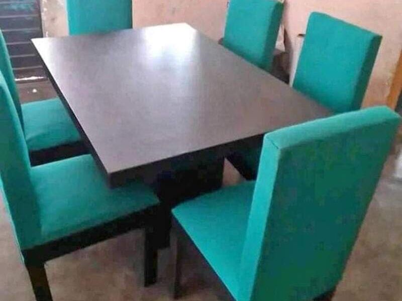 Comedor 6 personas turquesa