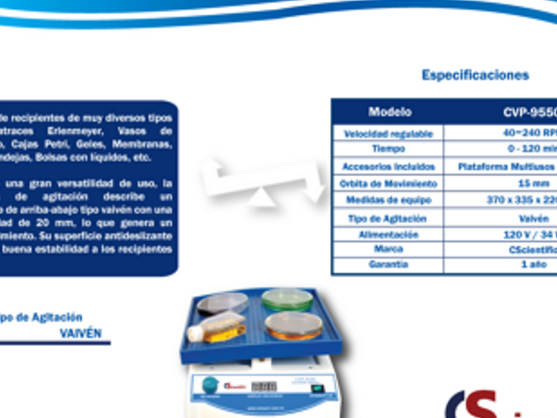 AGITADOR DE BALANCEO MODELO CV