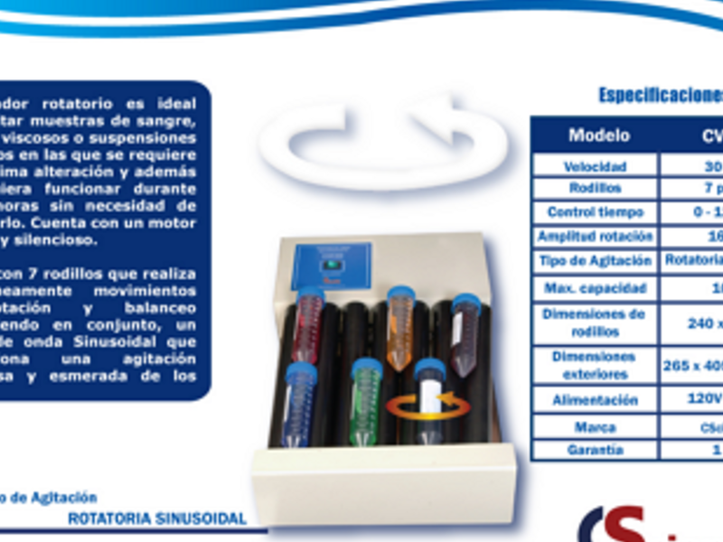 AGITADOR DE TUBOS MULTIPROPOSITO