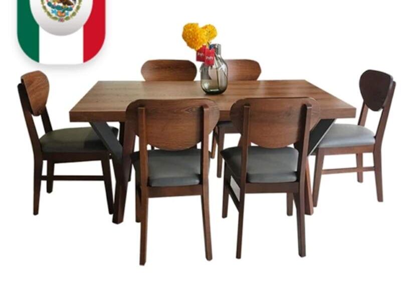 Comedor Oleg 6 Sillas Mexico