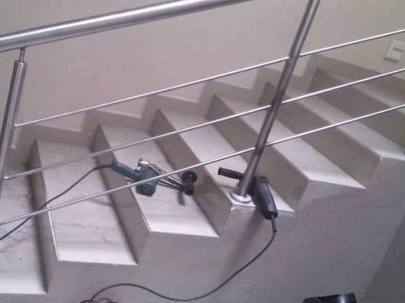Barandal de aluminio en México