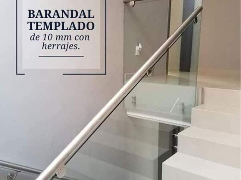 Barandal templado CDMX