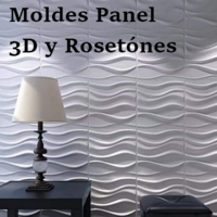 Moldes Panel 3D y Rosetónes
