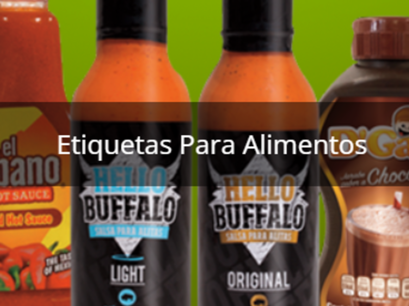 Etiquetas para alimentos Monterrey