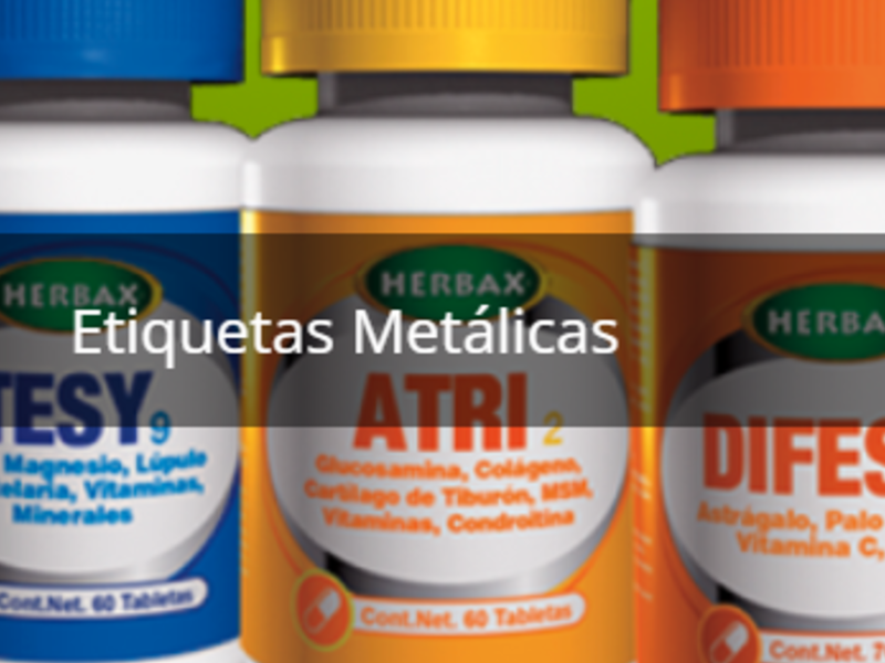 Etiquetas metálicas Monterrey