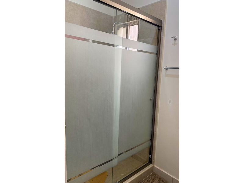 Cancel para baño vidrio templado Mexico RA