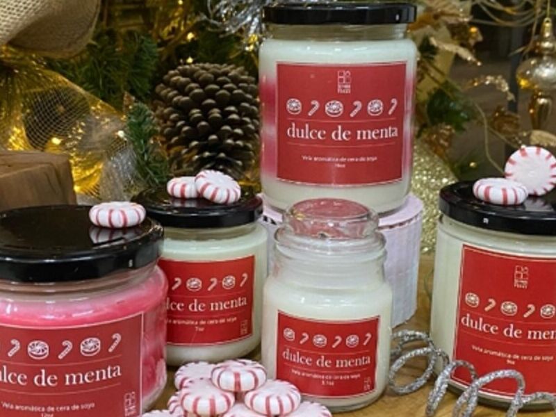 Vela dulce menta Mexico