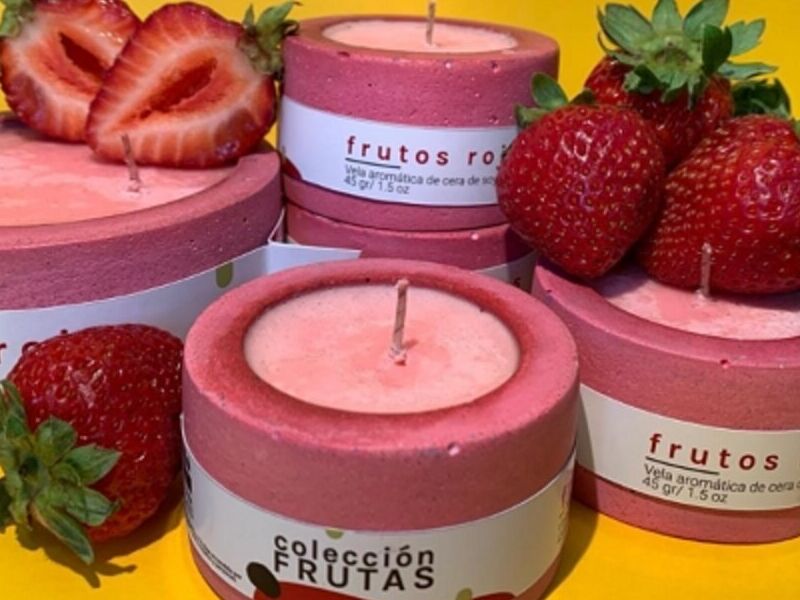 Vela frutos rojos Mexico