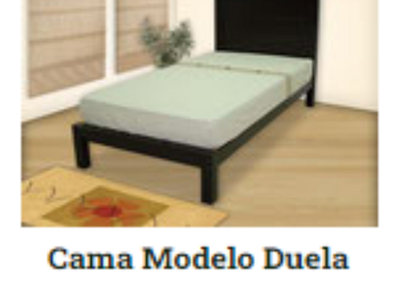 Cama modelo duela pata