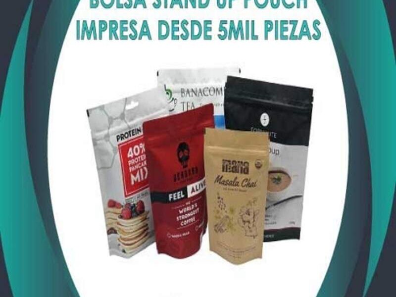 Bolsa stand up pouch México