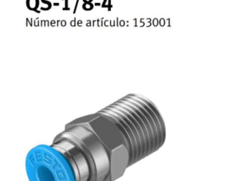 CONECTORES RECTOS 1/8XM4 Tezontepec
