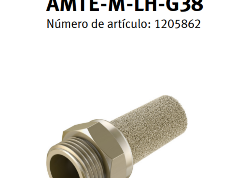 Silenciador AMTE-M-LH-G38 Tezontepec