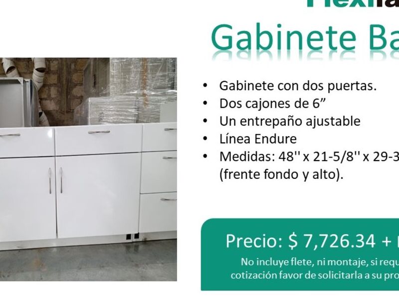 Gabinete bajo largo Morelos 