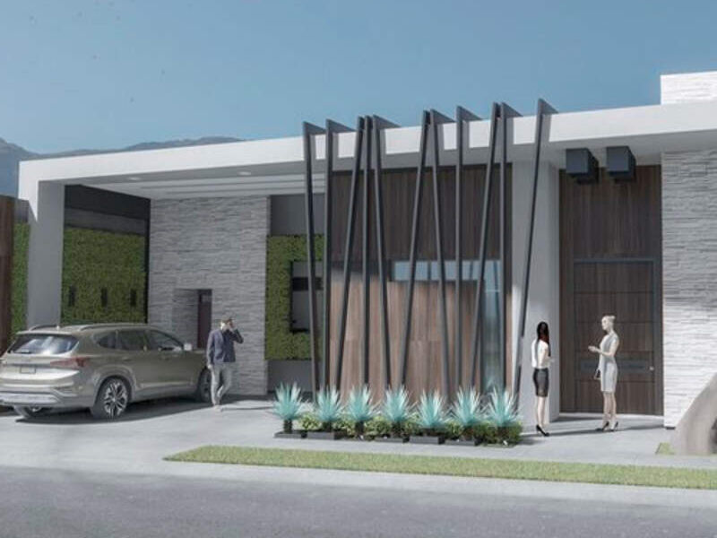 DISEÑO FACHADA VIVIENDA MEXICALI