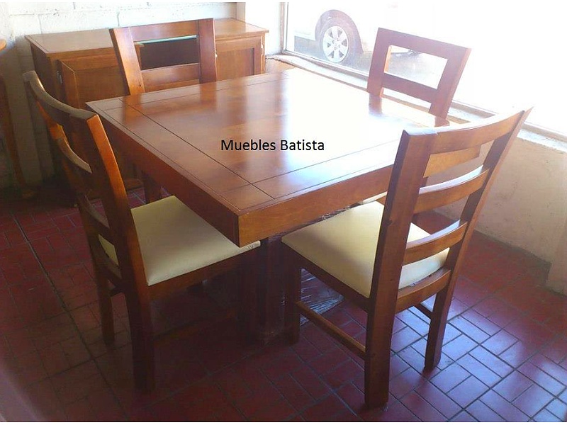 Comedor en Madera de 4 Puestos México