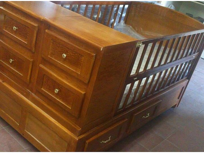 Cama Cuna en Madera México