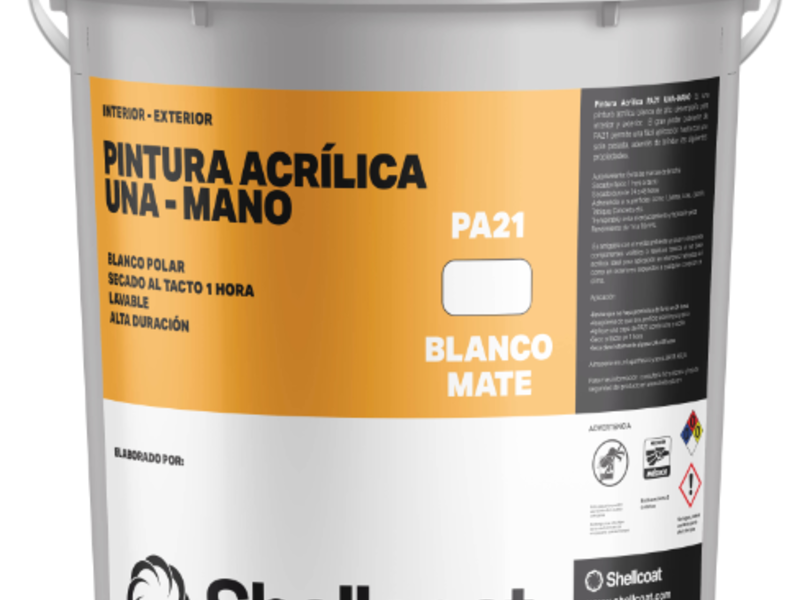 Pintura Blanca Base 19L México