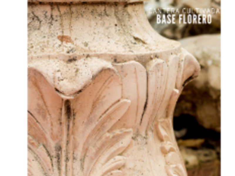 Base decorativa cantera Tuxtla Gutiérrez