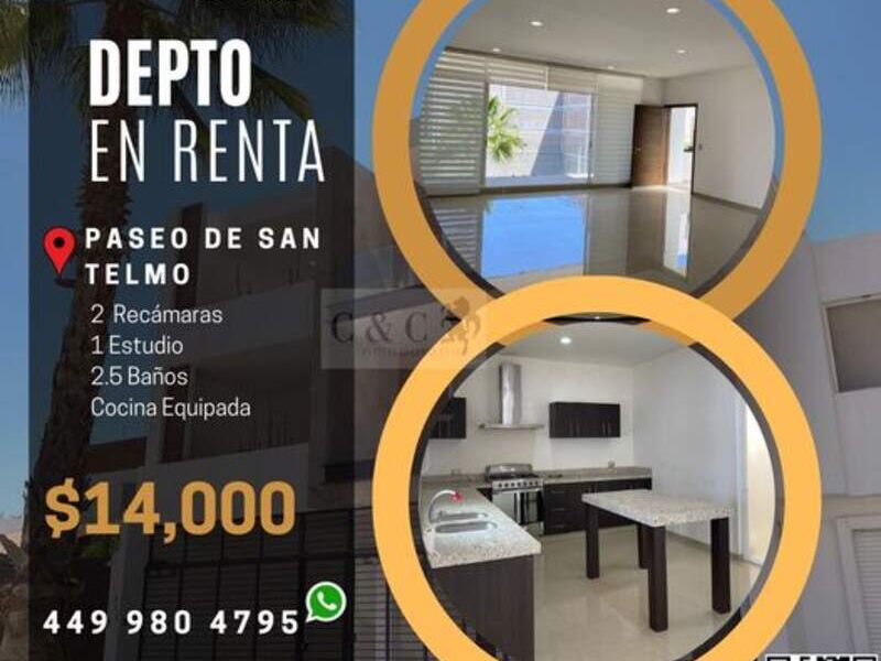 Renta departamento Aguascalientes