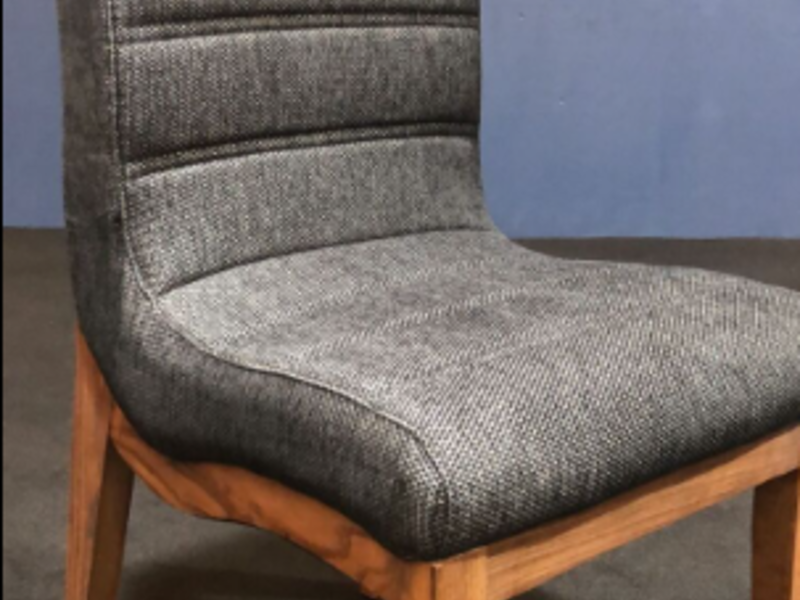 Silla Gris Sin descansa brazos