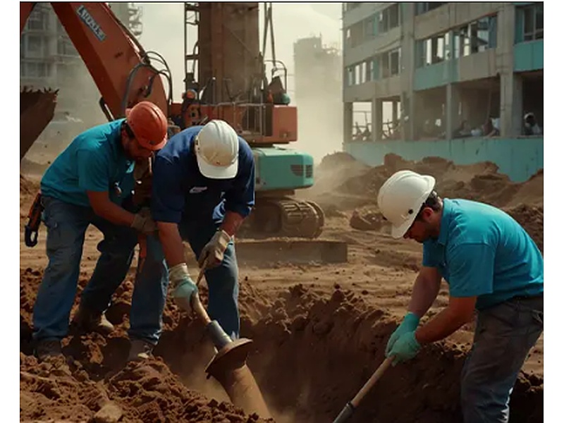 Exacavación para cimientos de construcción México URBANOLAB