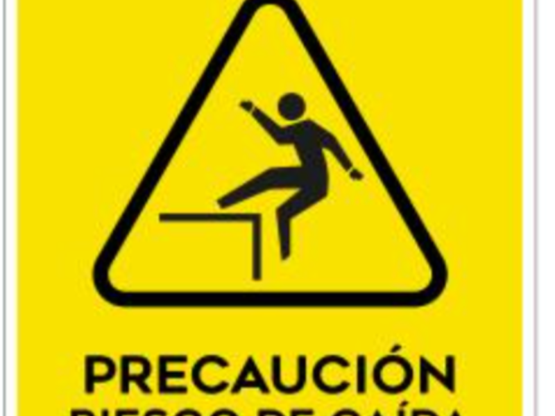 Señaletica Riesgo Caida C.Mexico