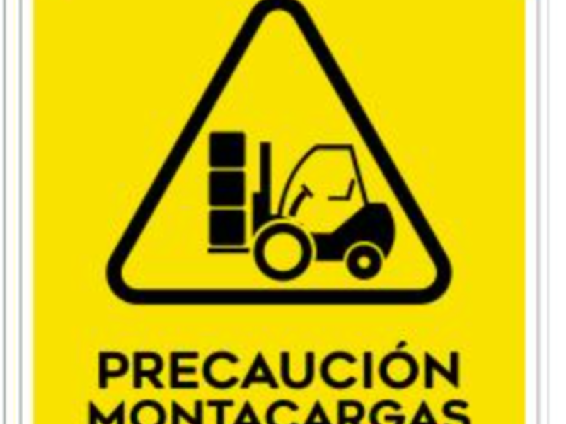 Señaletica Precaución Montacargas C.Mexico