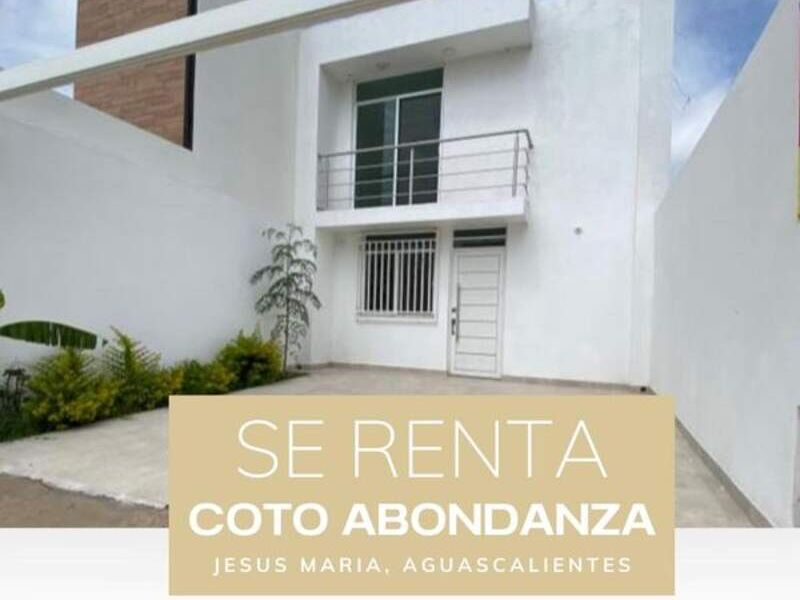 Renta casa Aguascalientes