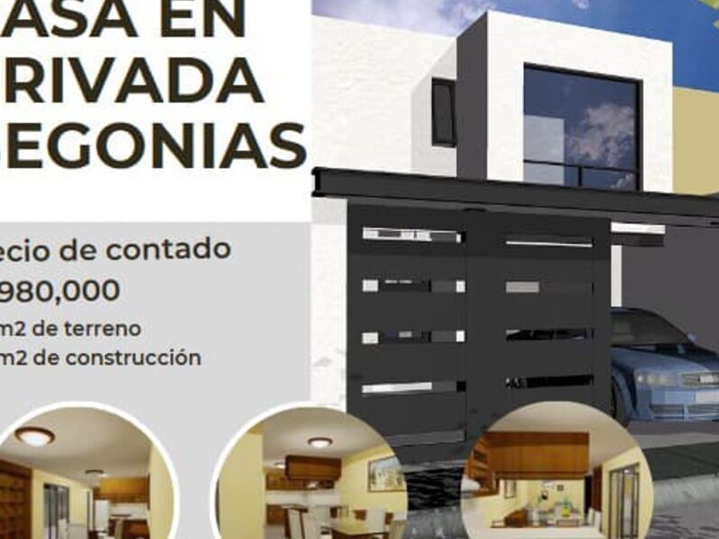 Venta casa Begonias Zacatecas