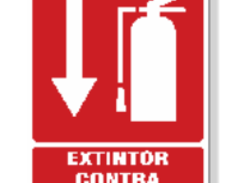 Señaletica Extintor Estireno 40 C.Mexico