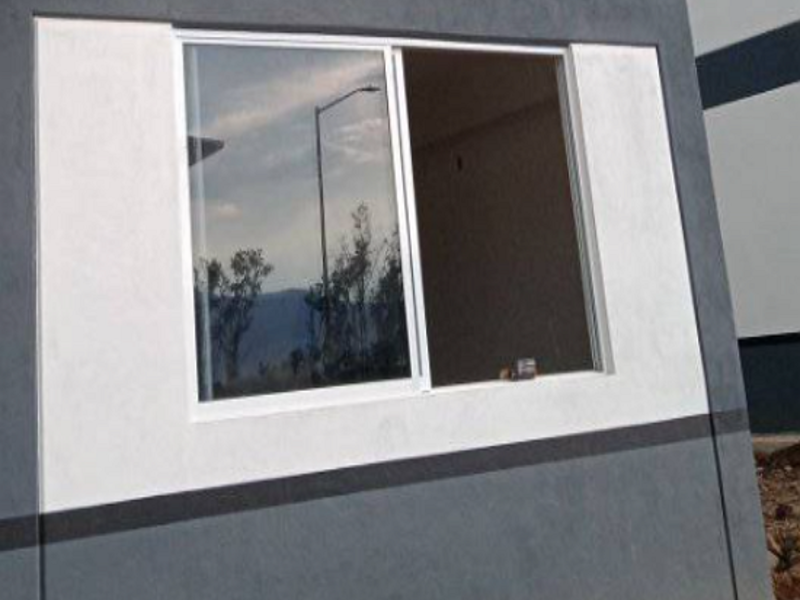 Ventana corrediza con vidrio blanco Tlaxcala