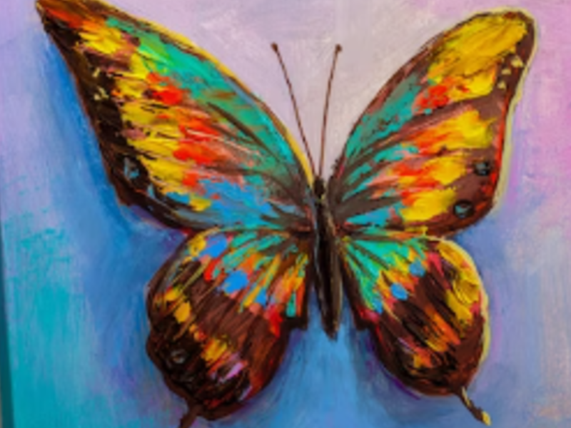 Cuadro Mariposa México 