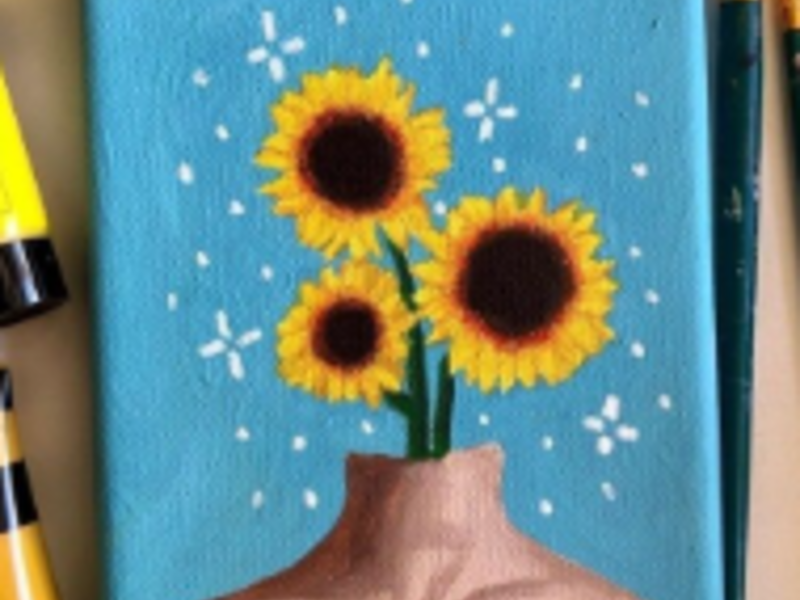 Cuadro girasoles 