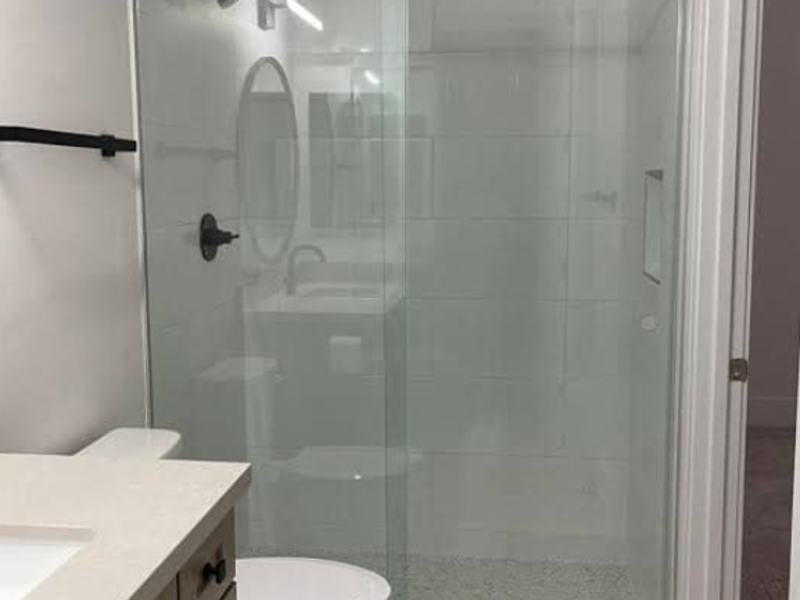 Cancel de baño cristal templado Matamoros