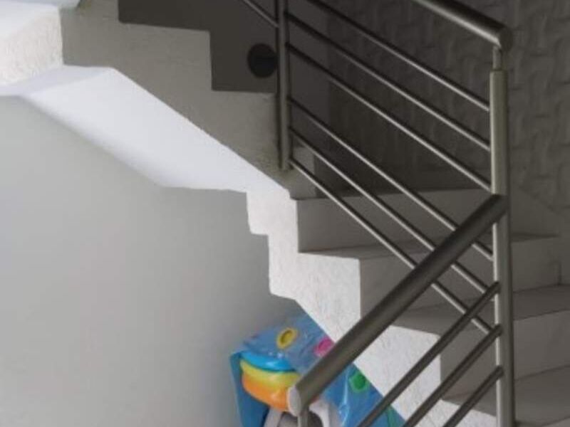 Barandal de aluminio en México