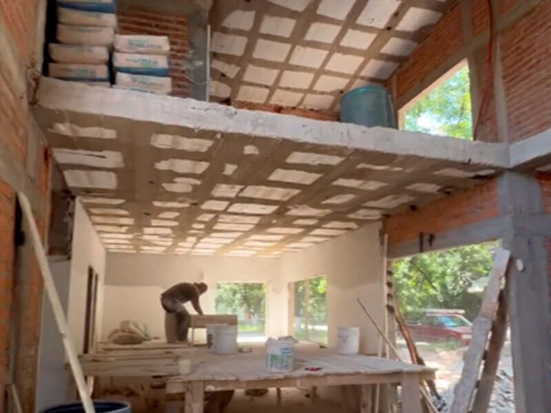 CONSTRUCCION LOSA ALIVIANADA DURANGO