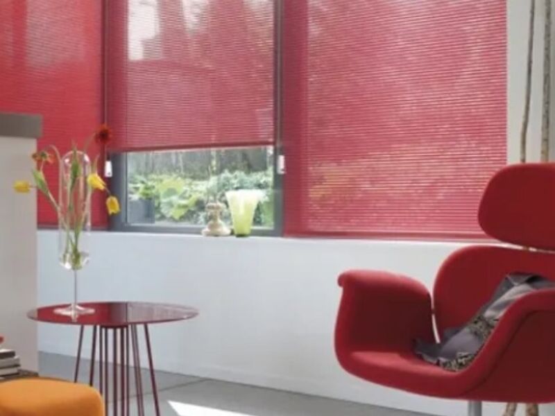 Cortinas facette Rojo Mexico 