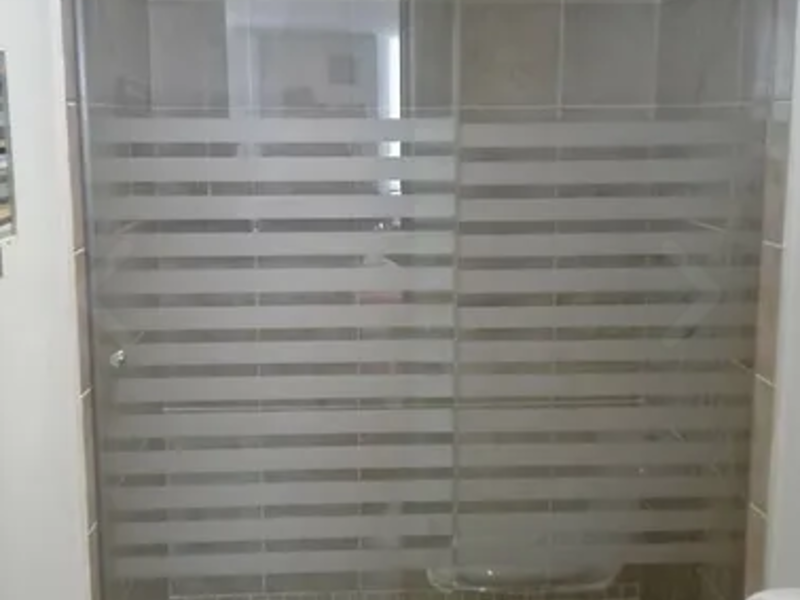 Puerta Corrediza de Vidrio para Baños