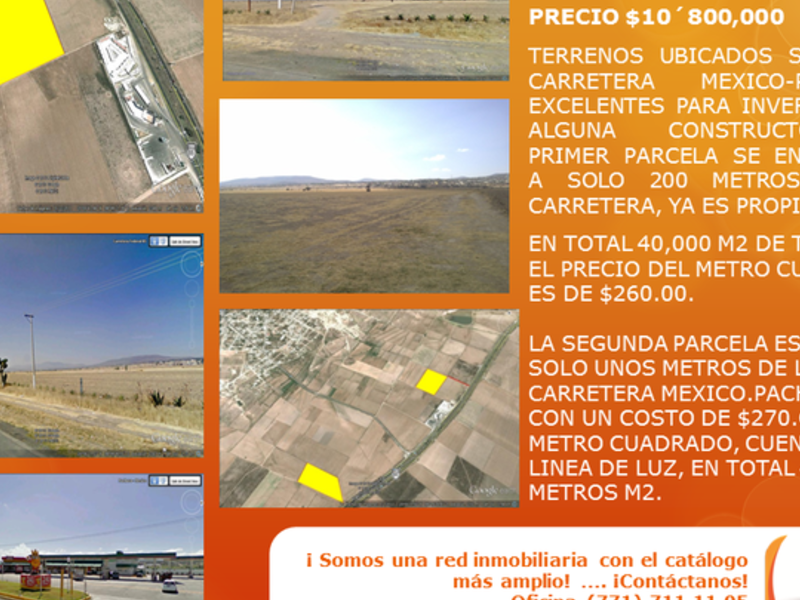 Venta terrenos Pachuca